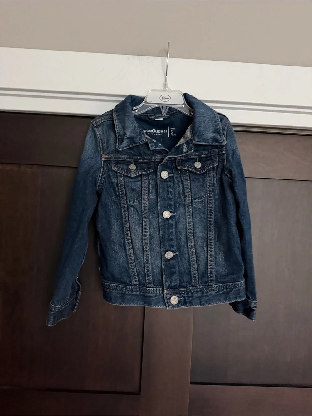 Baby Gap Denim Jean Jacket Dark Wash size 5T NEW