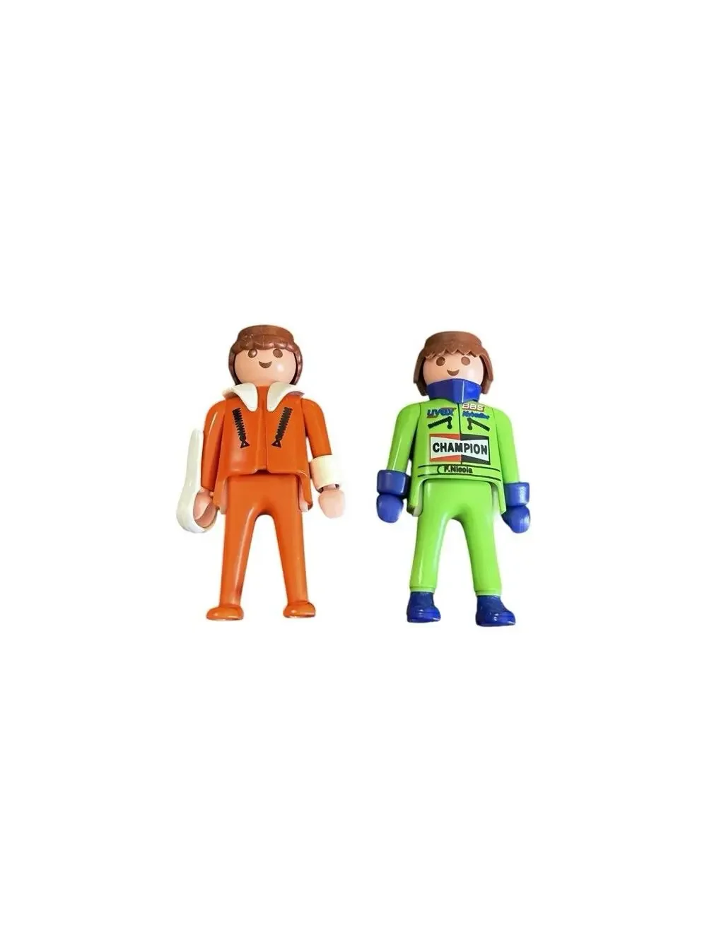 Playmobil Two Man Figures Race Car Driver 1992 And Other 1974