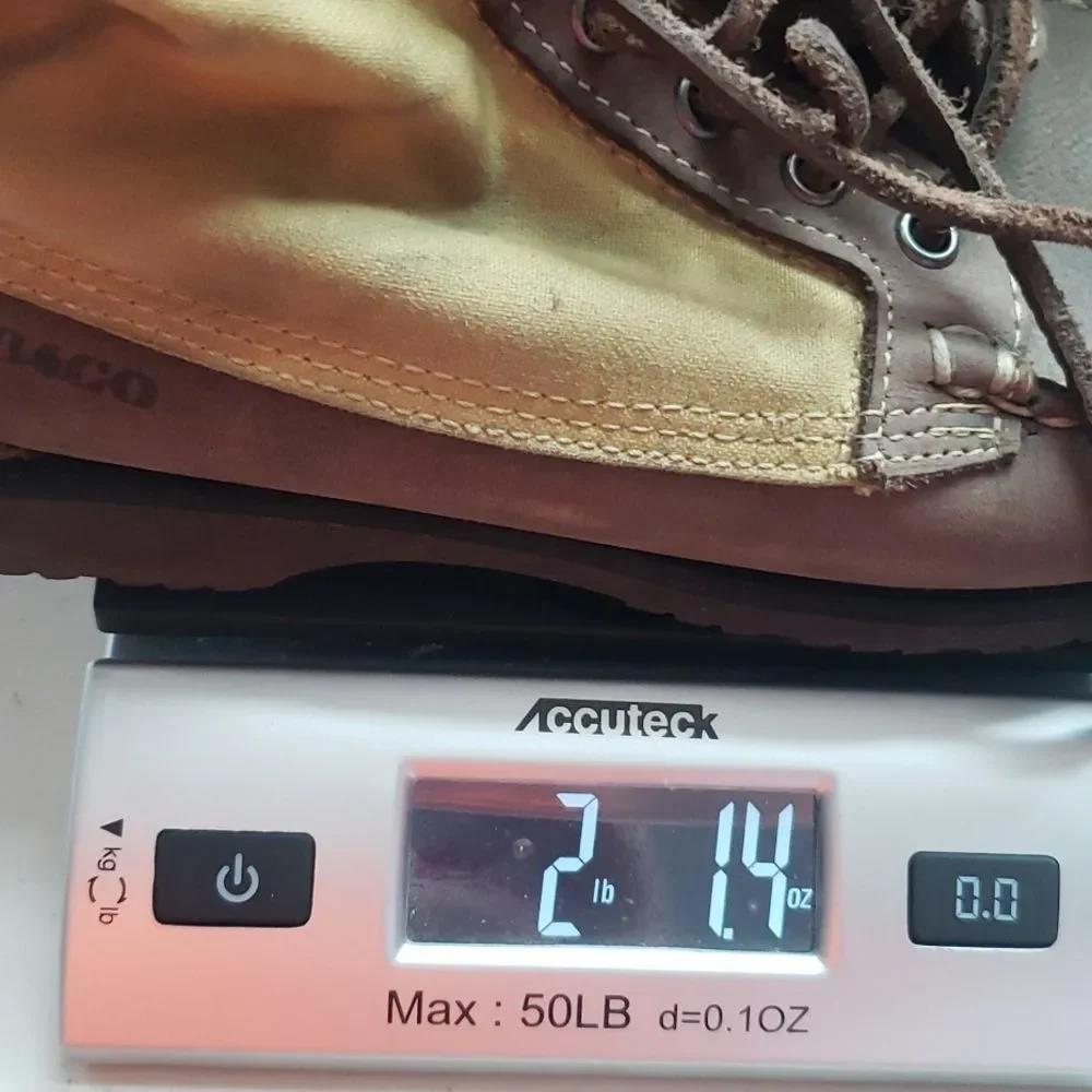 Filson Sebago Boots Tin Cloth Mens 7.5 Brown Tan Unisex Gorpcore Rugged Outdoor