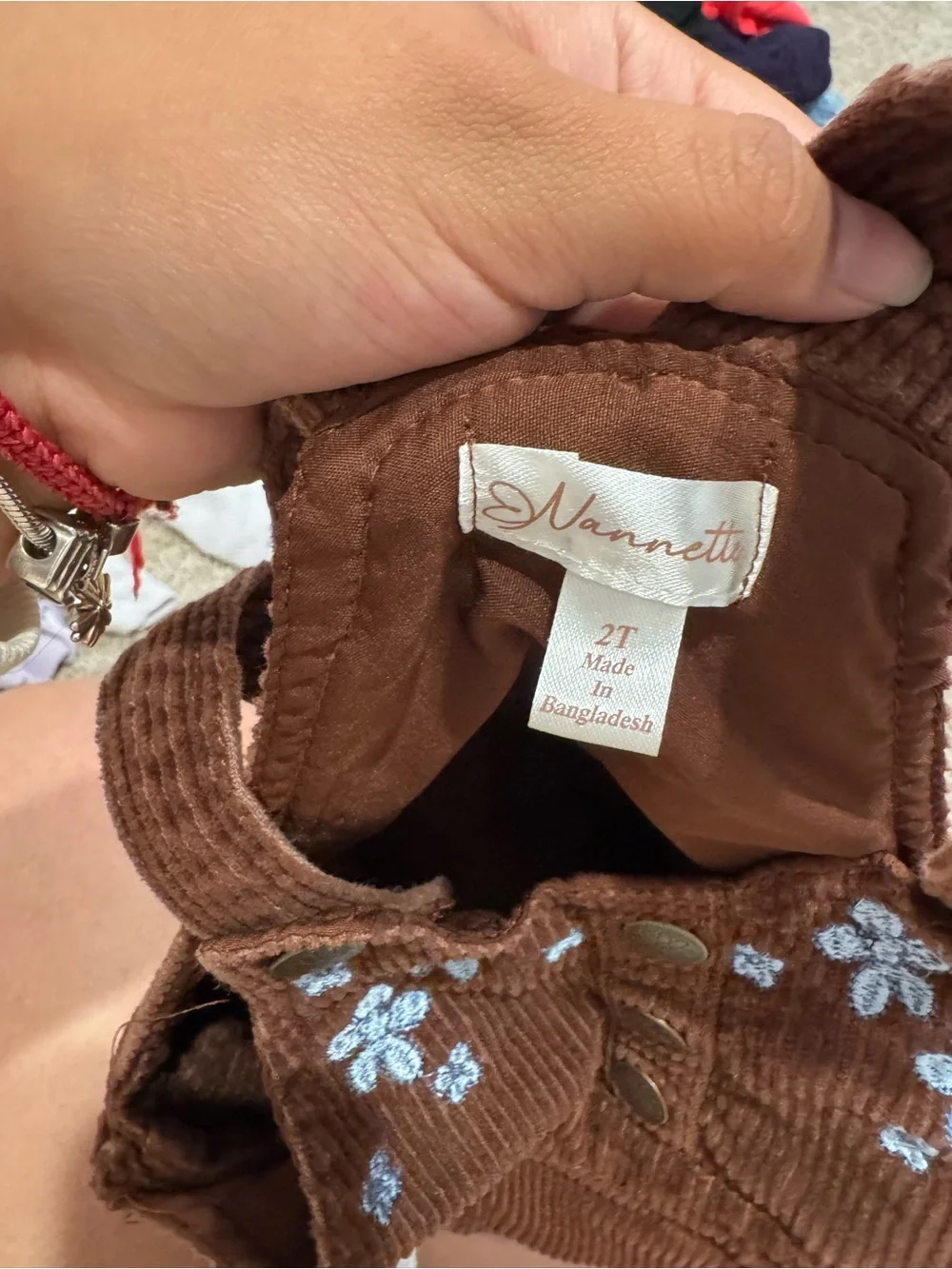 Nannette soft corduroy