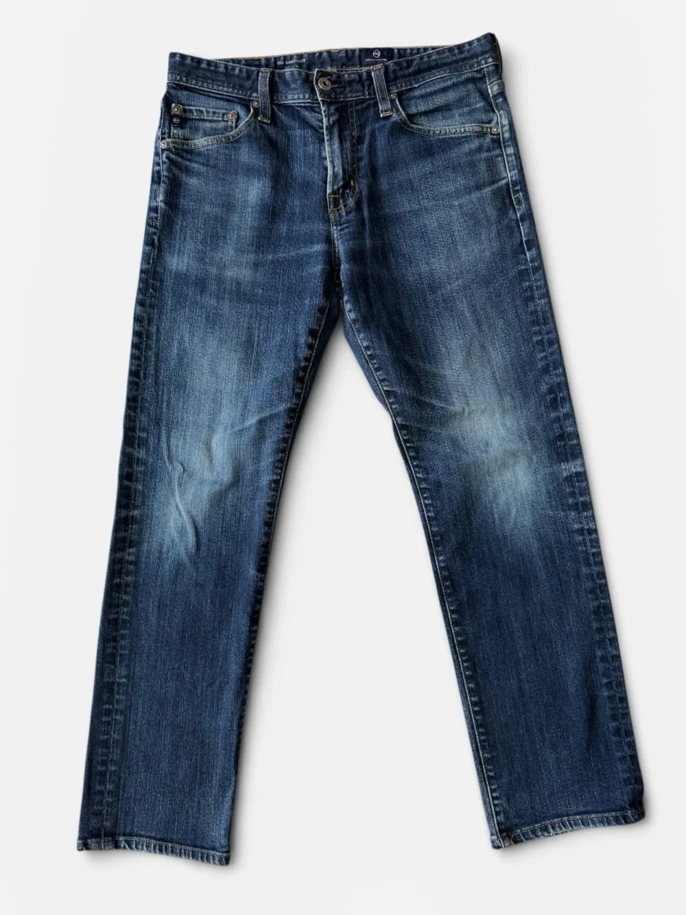 Adriano Goldschmied mens 31x28 graduate tailored leg denim blue jeans EUC