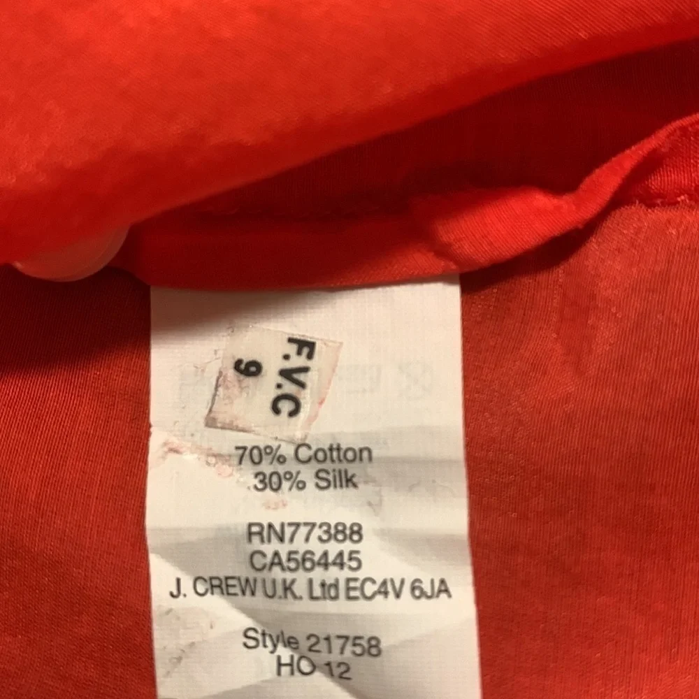 J. Crew silk crew