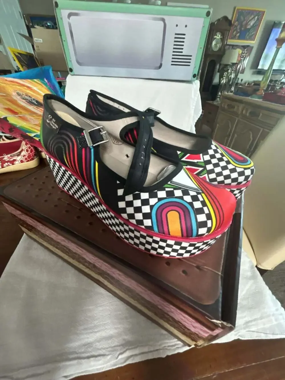 Hot Chocolate Design Chocolaticas 1980 Women's Platform Mary Jane Shoes SZ 9