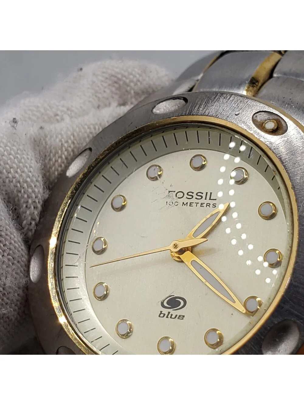Fossil crystal does