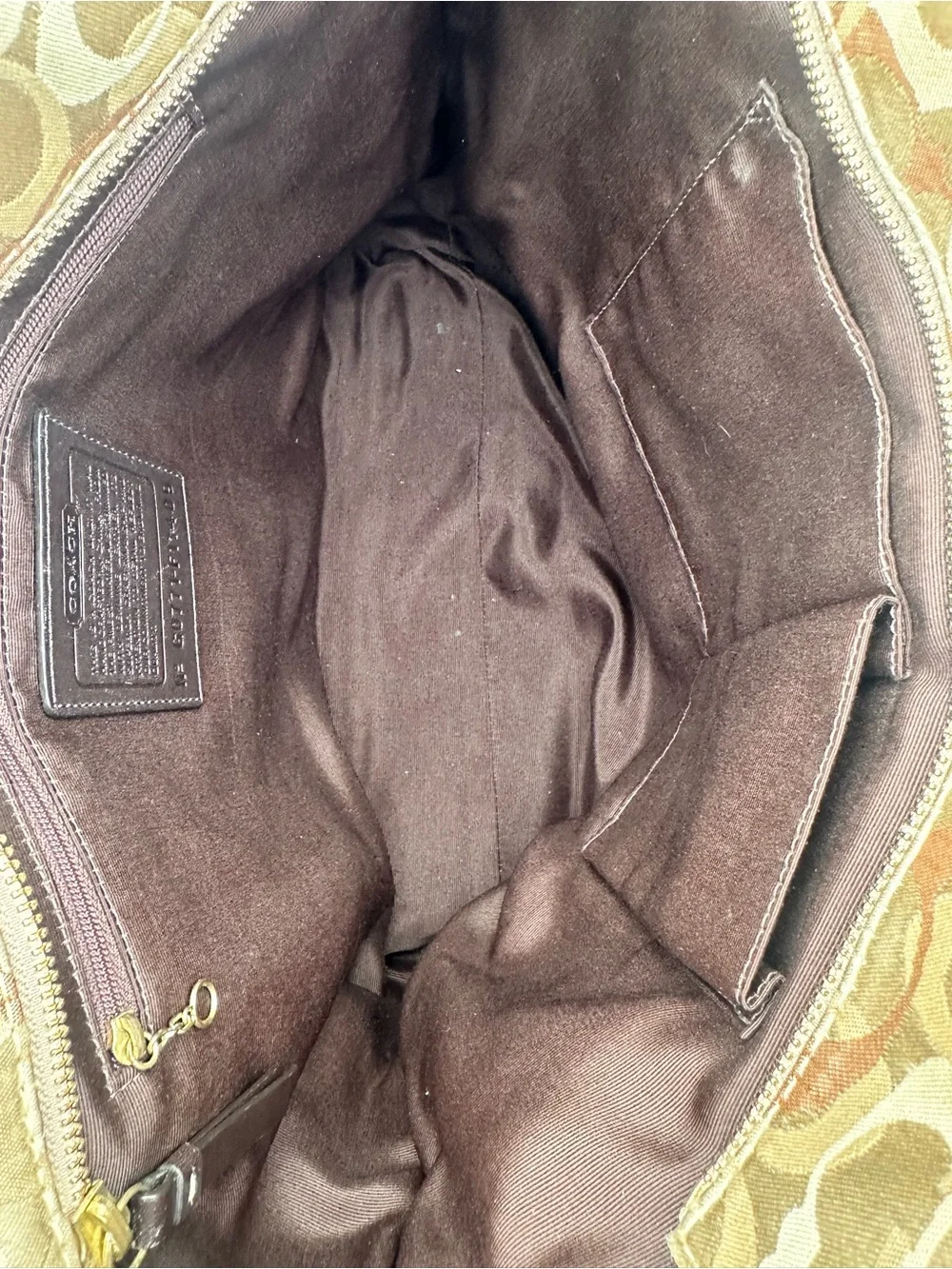 Coach patchwork tote