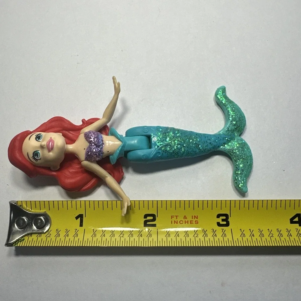 Disney Princess The Little Mermaid Ariel Sisters Polly Pocket Doll Lot Of 4