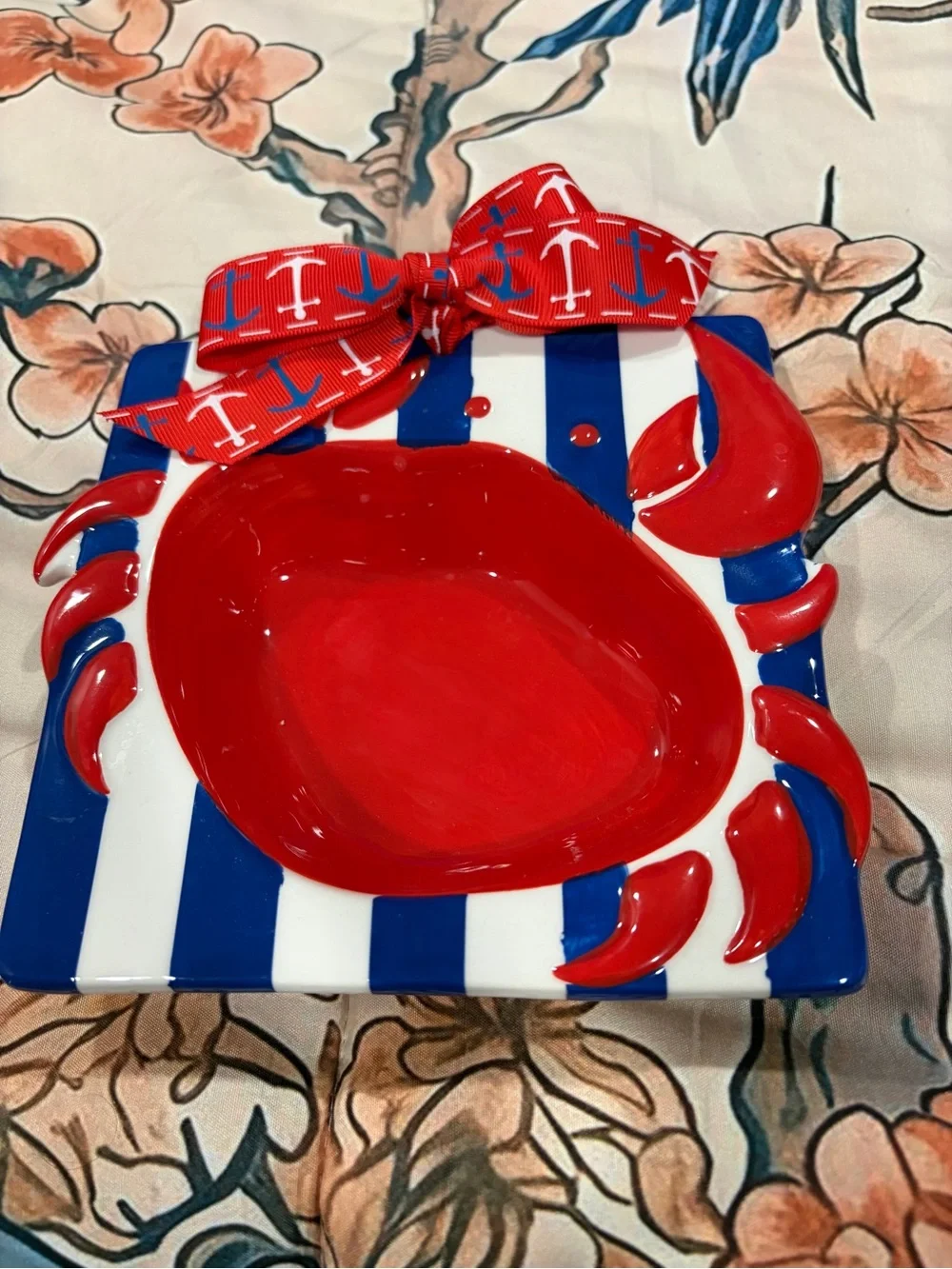 Mud Pie ceramic crab