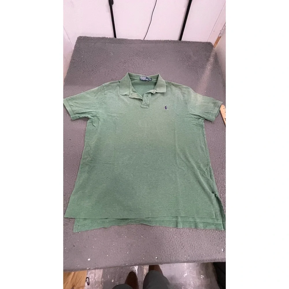 Polo Ralph Lauren Polo Shirt Mens XXL Green Good Short Sleeve Pique Pony Logo