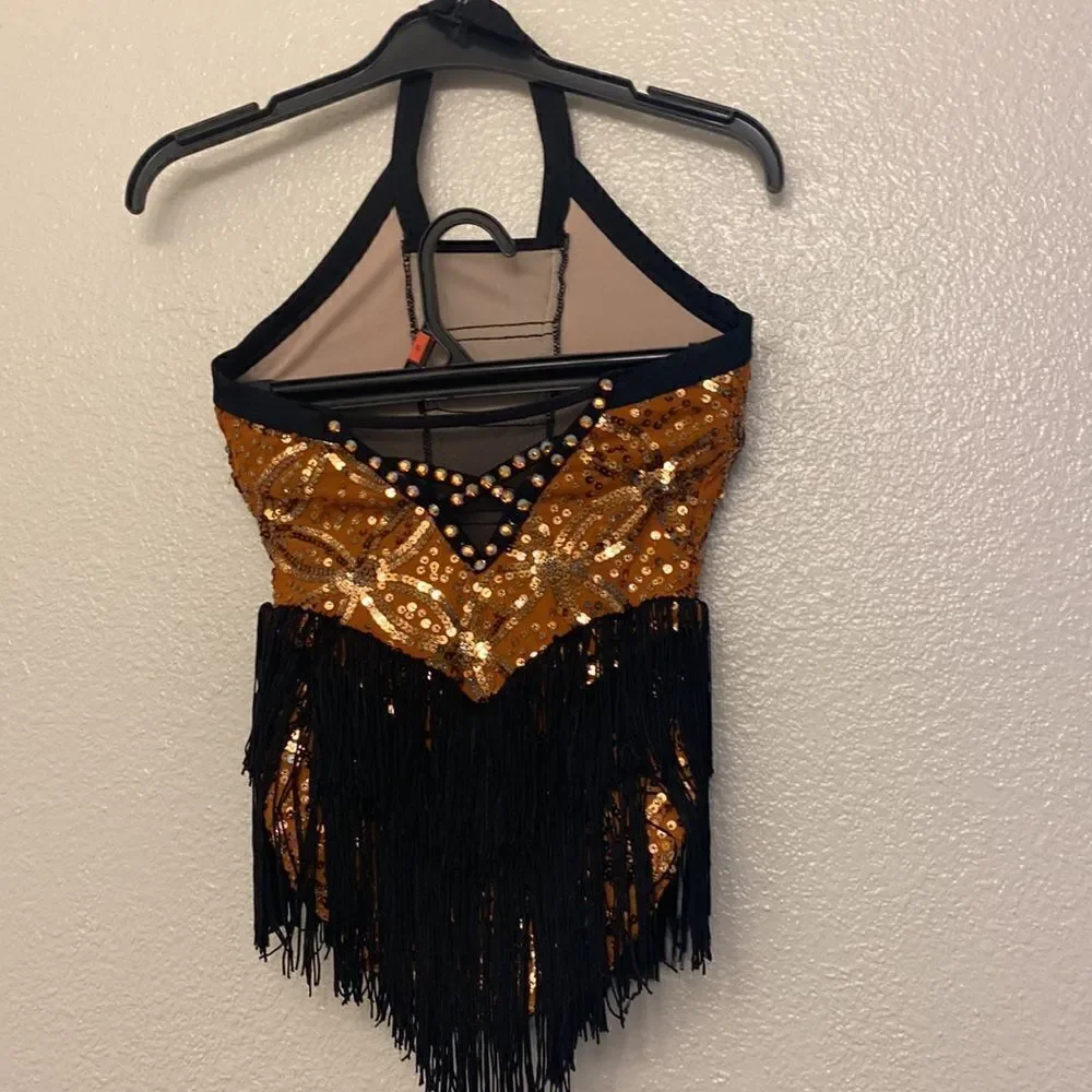 Weissman dance costume orange