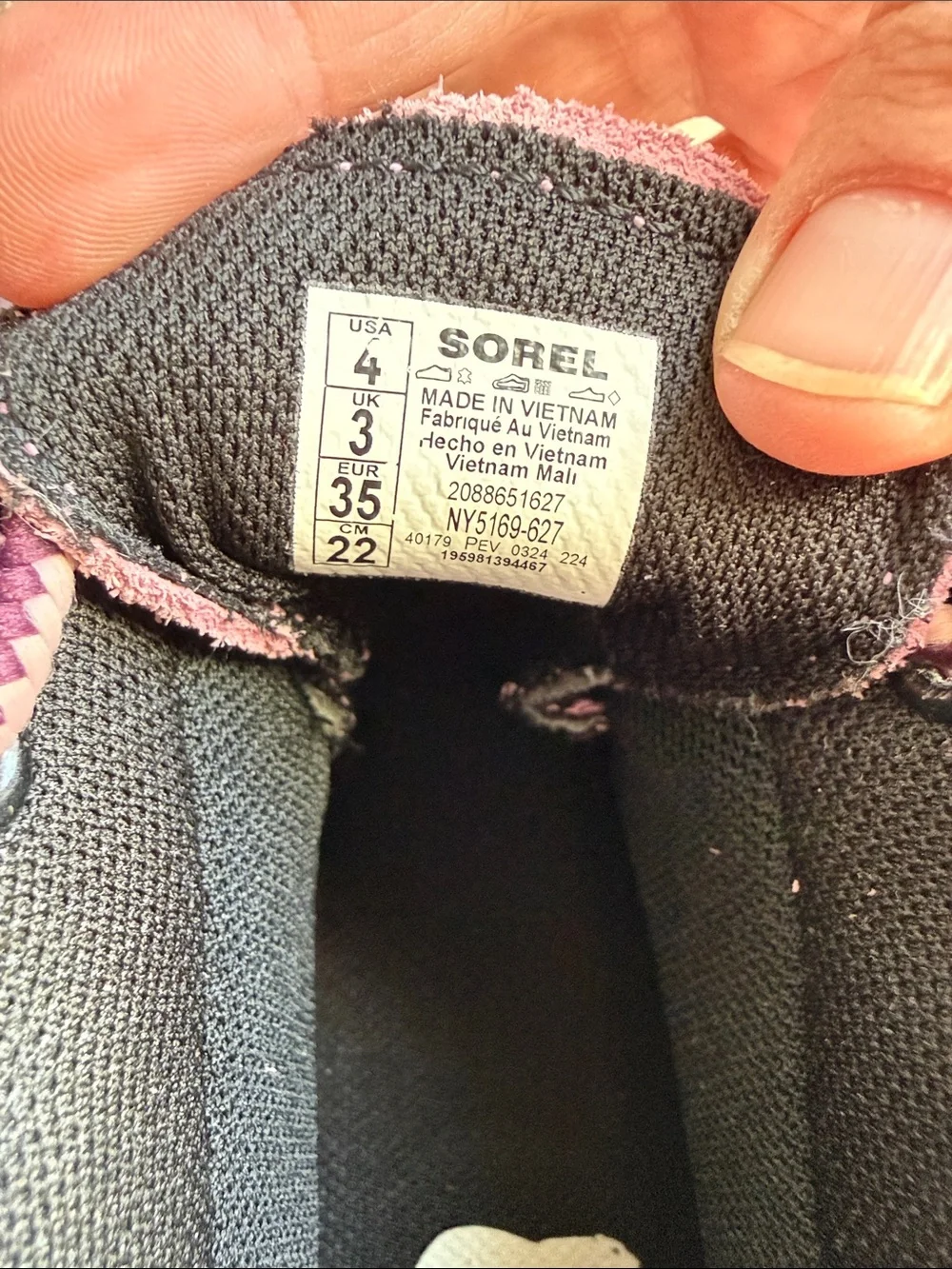 Sorel kids ankle