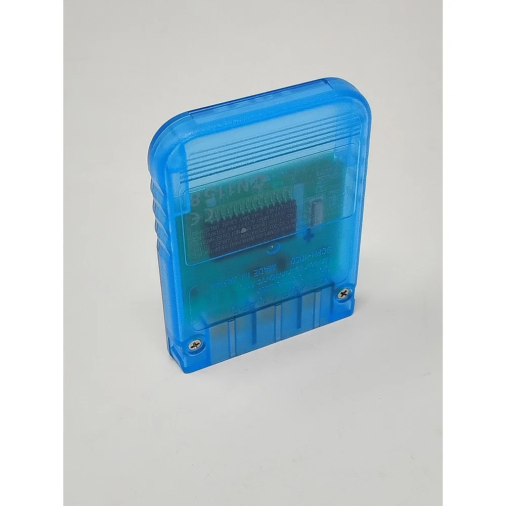 Sony PlayStation PS1 Memory Card SCPH-1020 Console Data Storage Game Peripheral