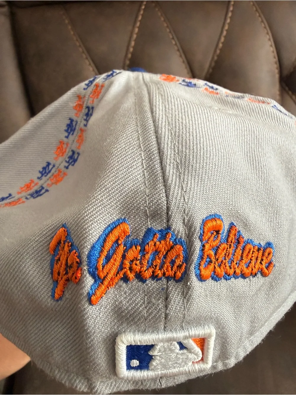 New Era grey mets