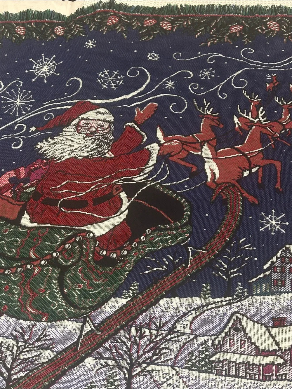 N/A festive woven