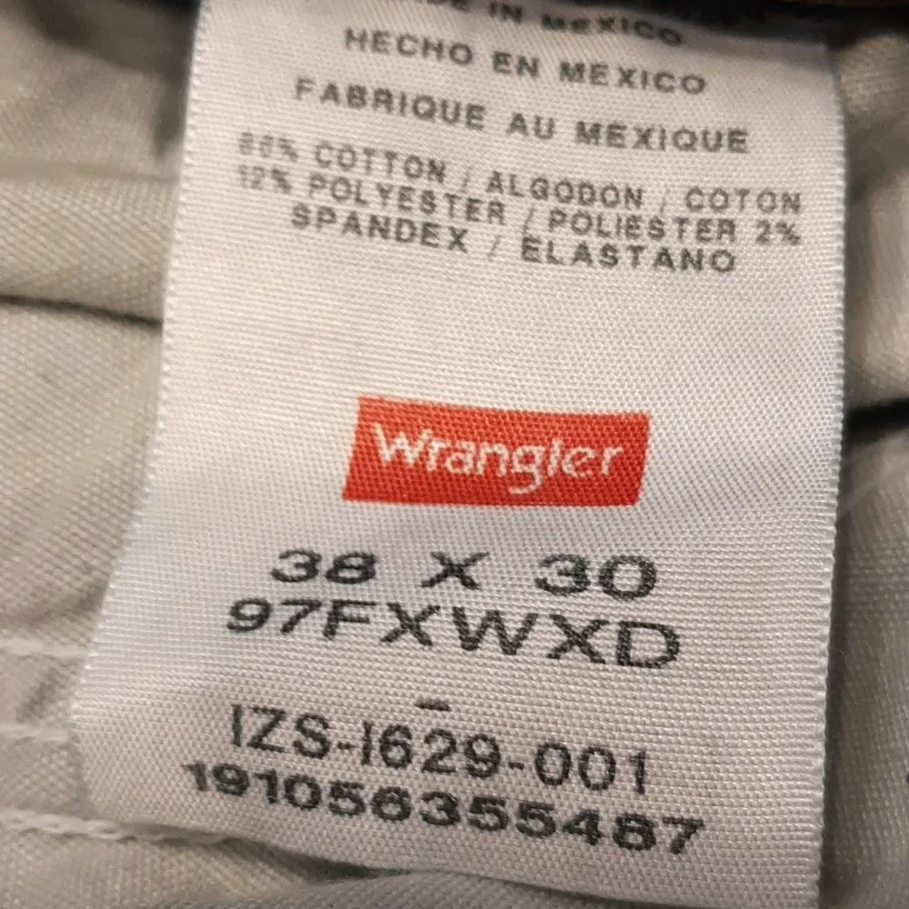 Wrangler 38×30 denim
