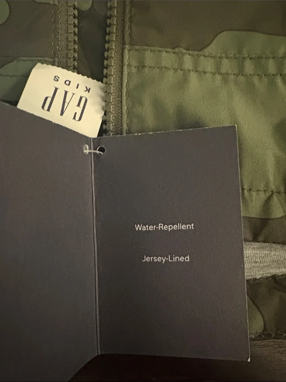 GAP camouflage hooded