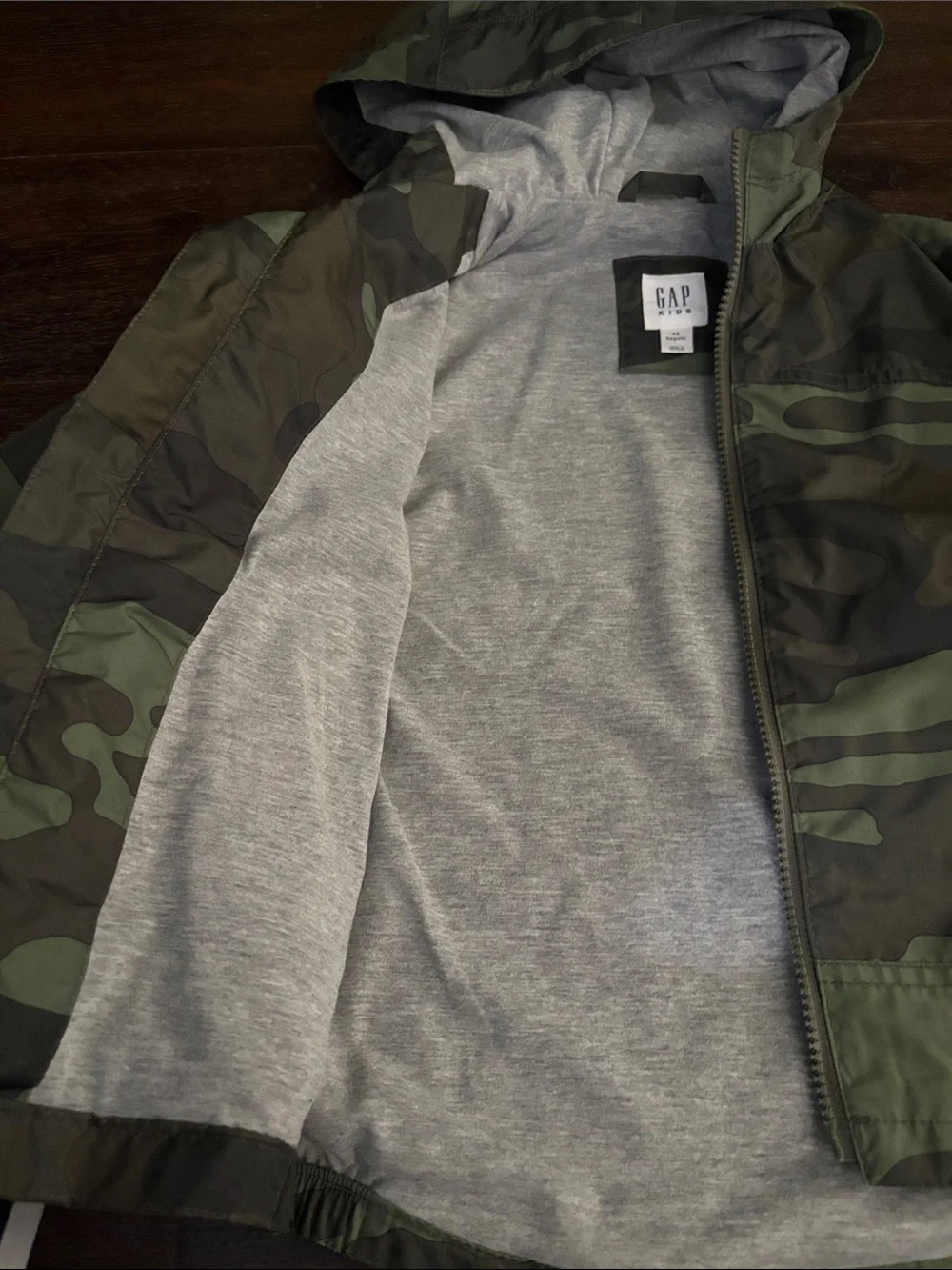 GAP camouflage hooded