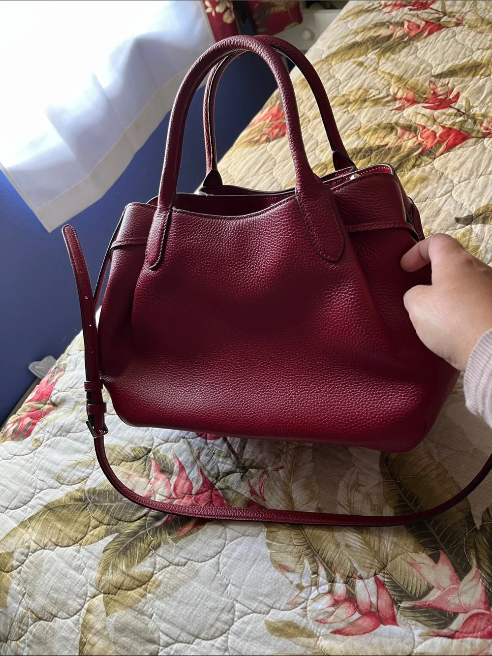 kate spade red hardware