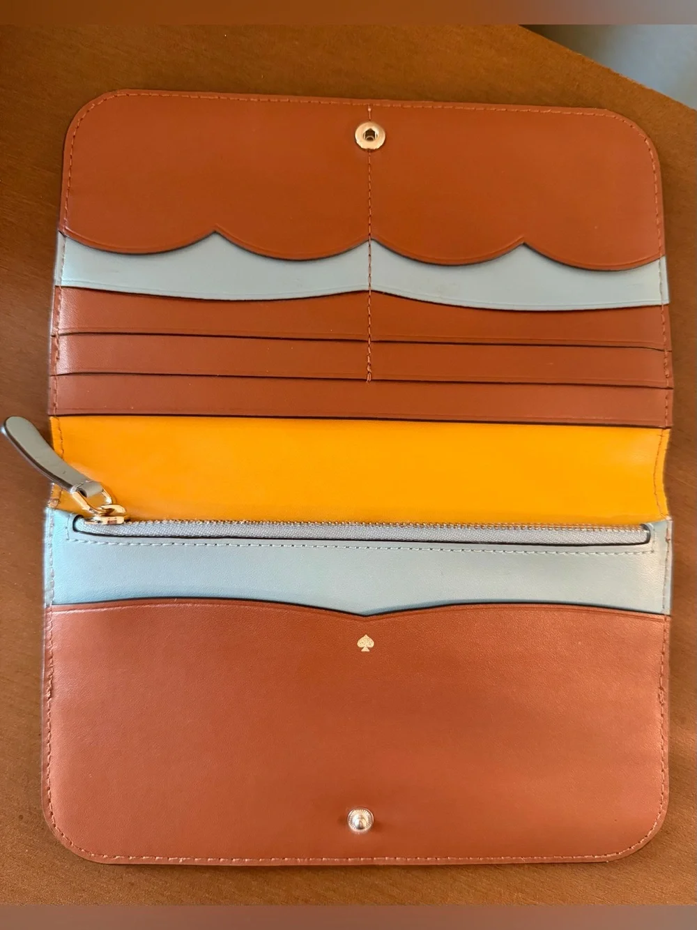 kate spade colorblock clutch