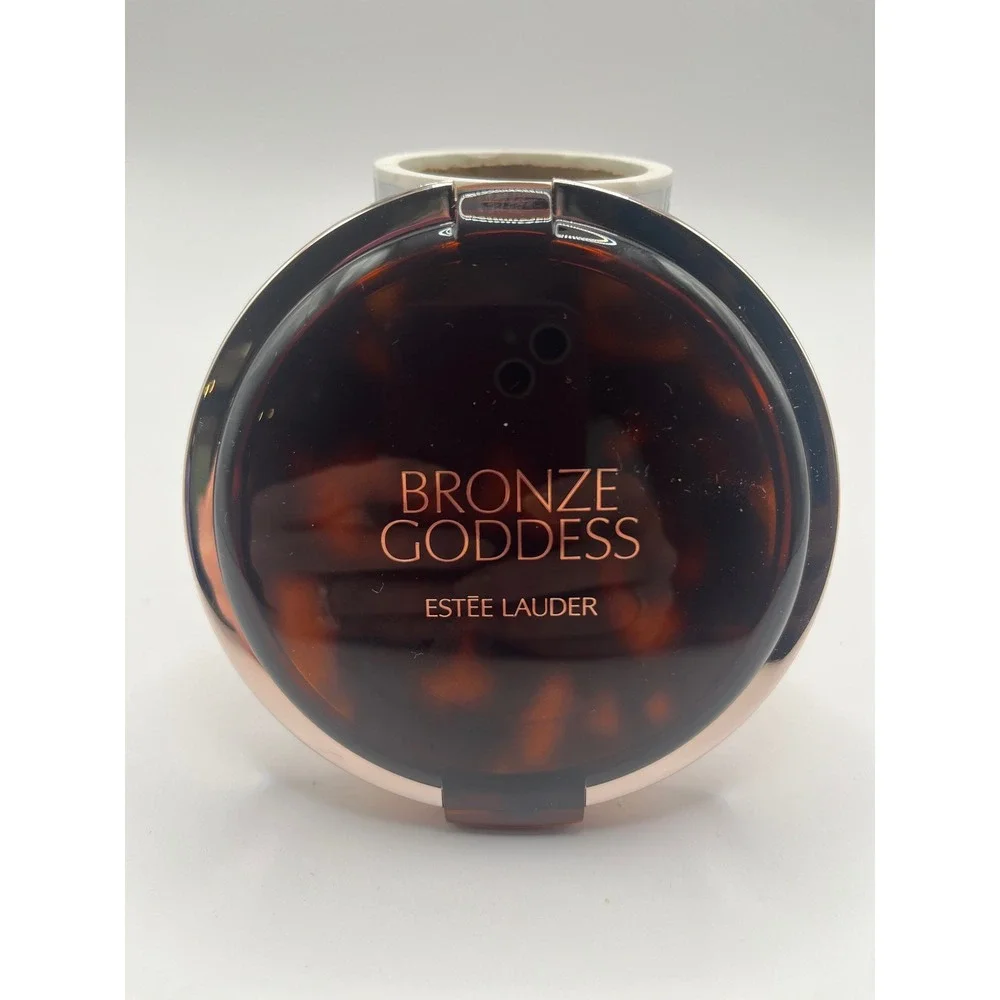 Estee Lauder Bronze Goddess Powder Bronzer 02 Medium 0.74oz Full Size Compact