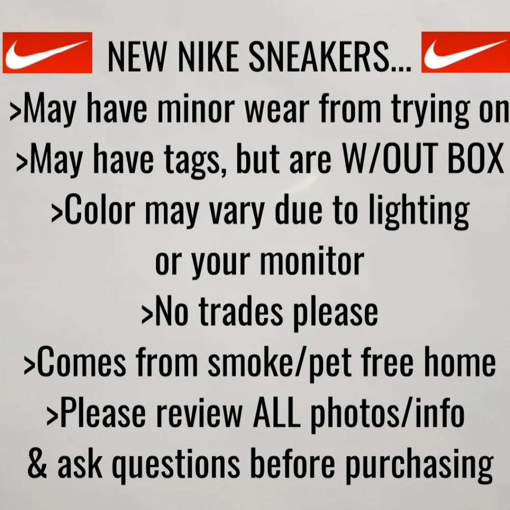 Nike size nwob