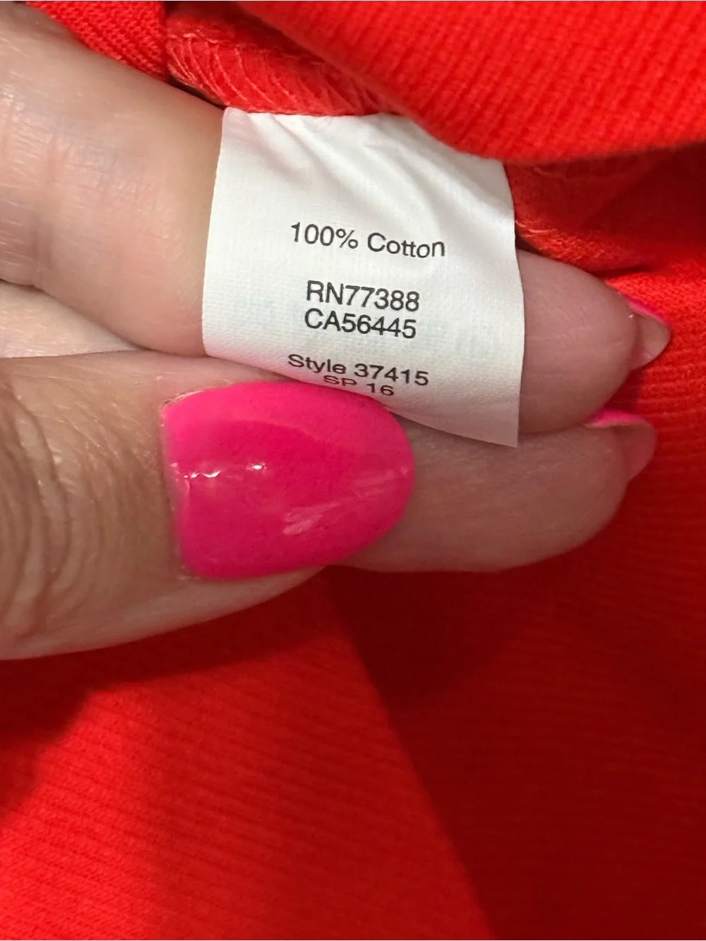 J. Crew The Pencil Skirt 100% Cotton Red Pencil Skirt size 16