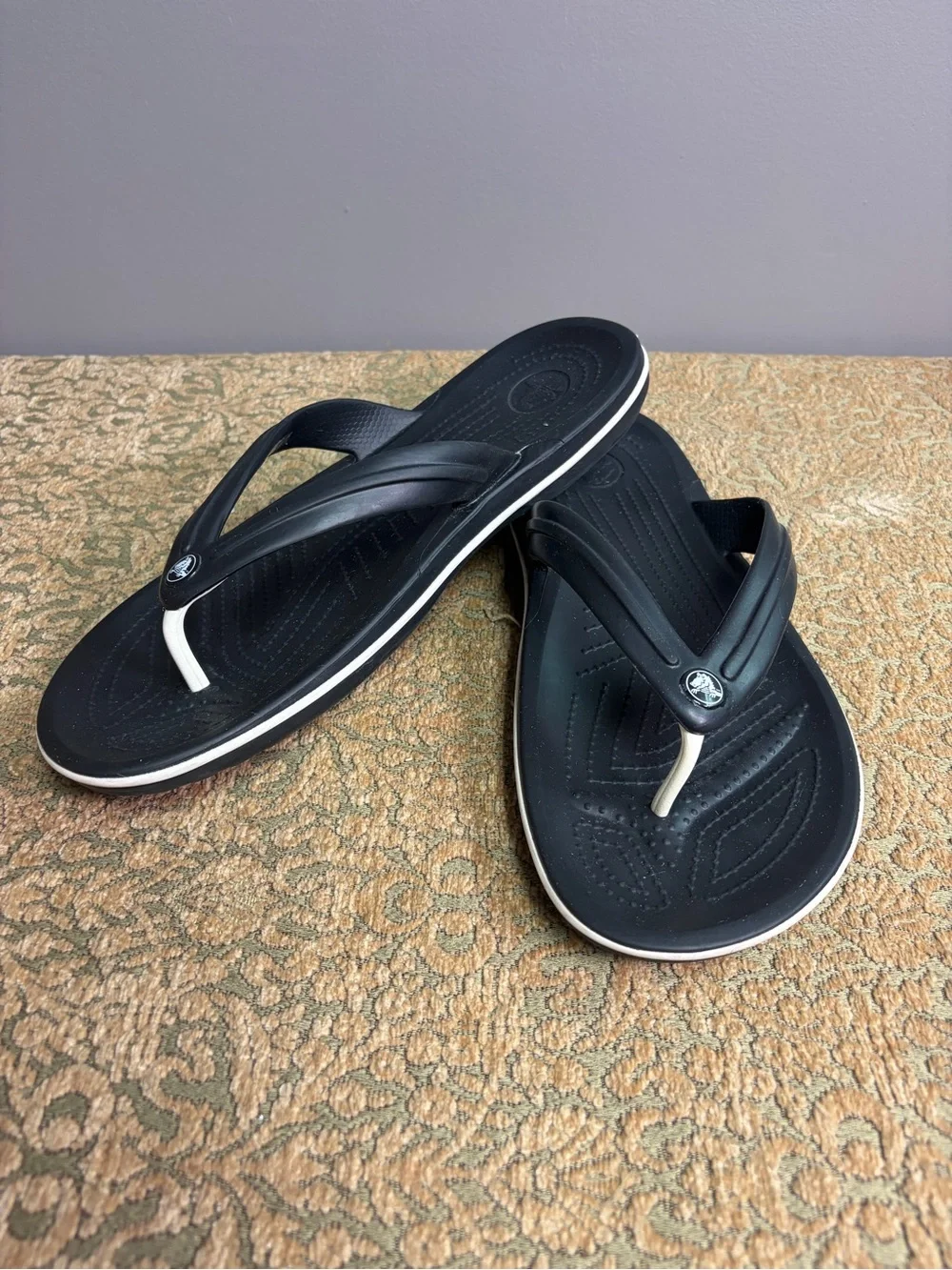 Crocs Men's Sandals - Bayaband Flip Flops, Waterproof Shower Shoes m11