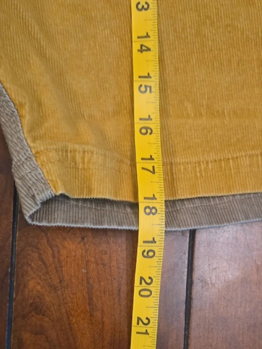 Howler Brothers Two-Tone Corduroy Shorts in Mustard and Taupe