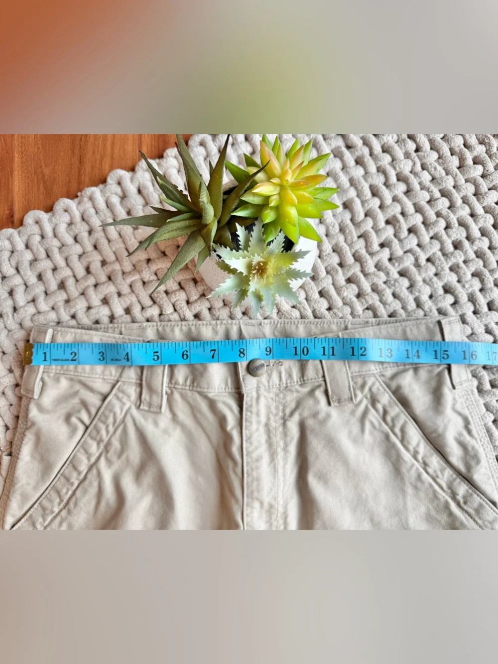 Carhartt | Men’s Canvas Utility Shorts B147 10” | Tan | 32