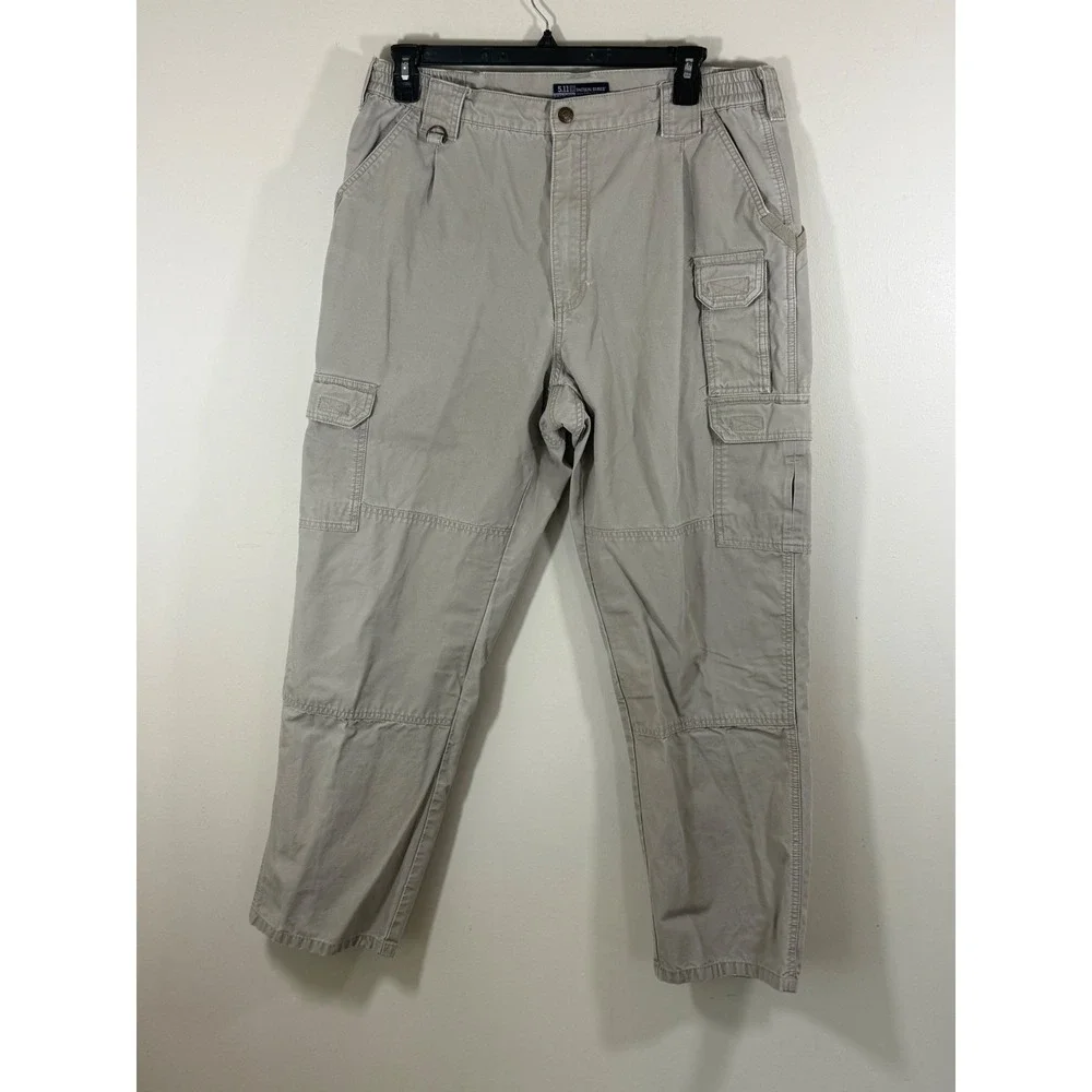 5.11 Tactical Series Cargo Pants Men's 38x32 Khaki Ripstop Utility Workwear