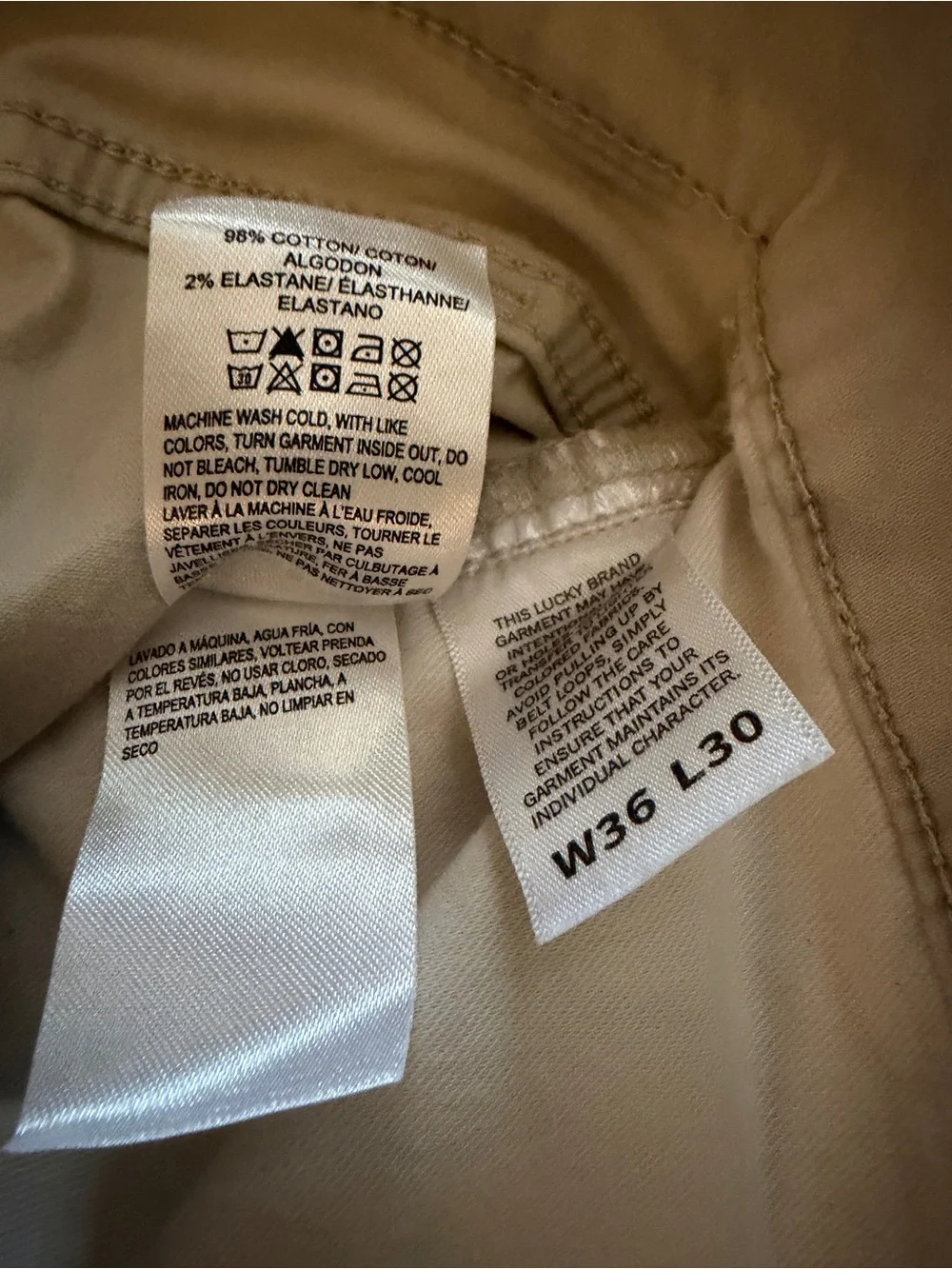 Lucky Brand light beige