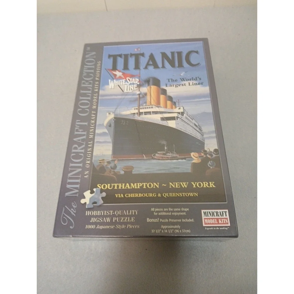 The Minicraft Collection TITANIC 1000 Piece Japanese Style Jigsaw Puzzle NEW