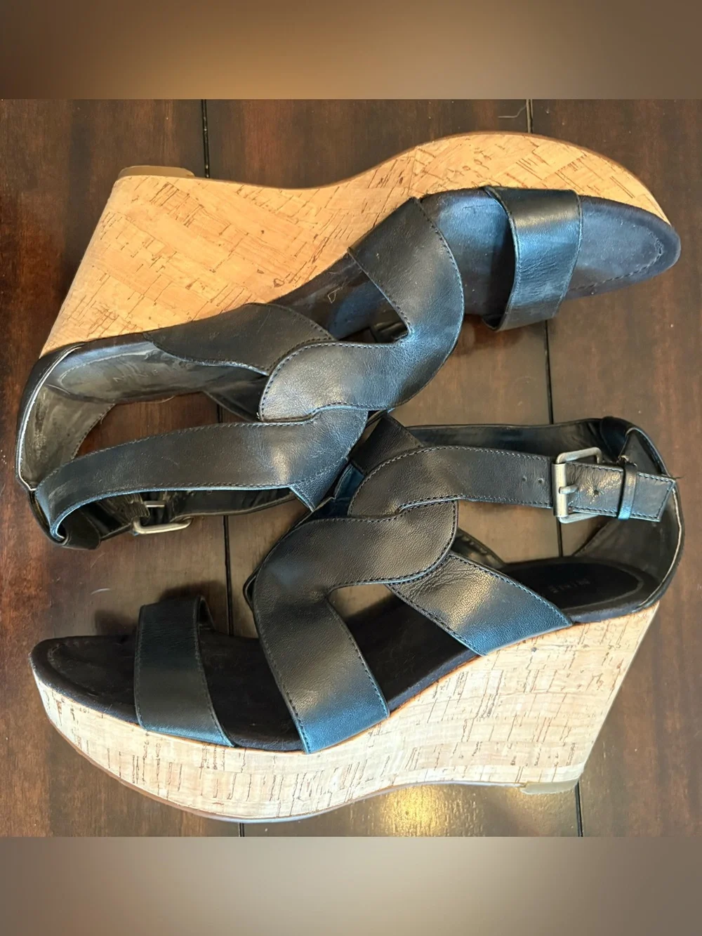 Nine West strappy black