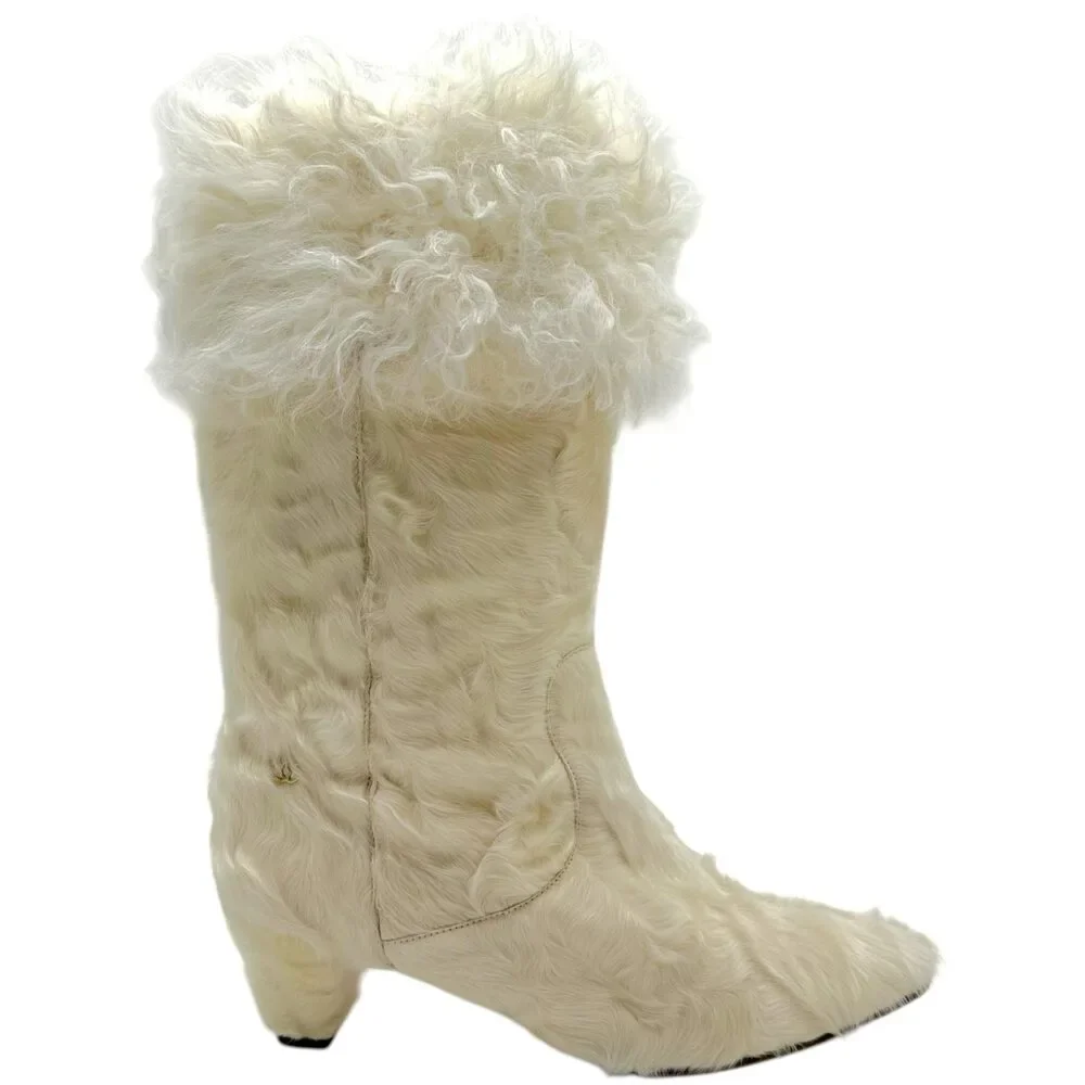 CHANEL ivory mongolian