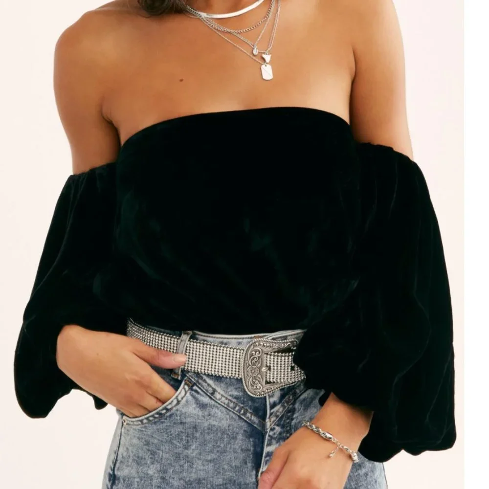 Free People velvet off