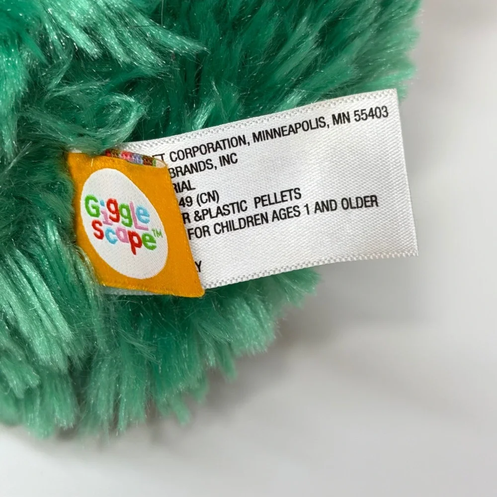 Gigglescape green plush
