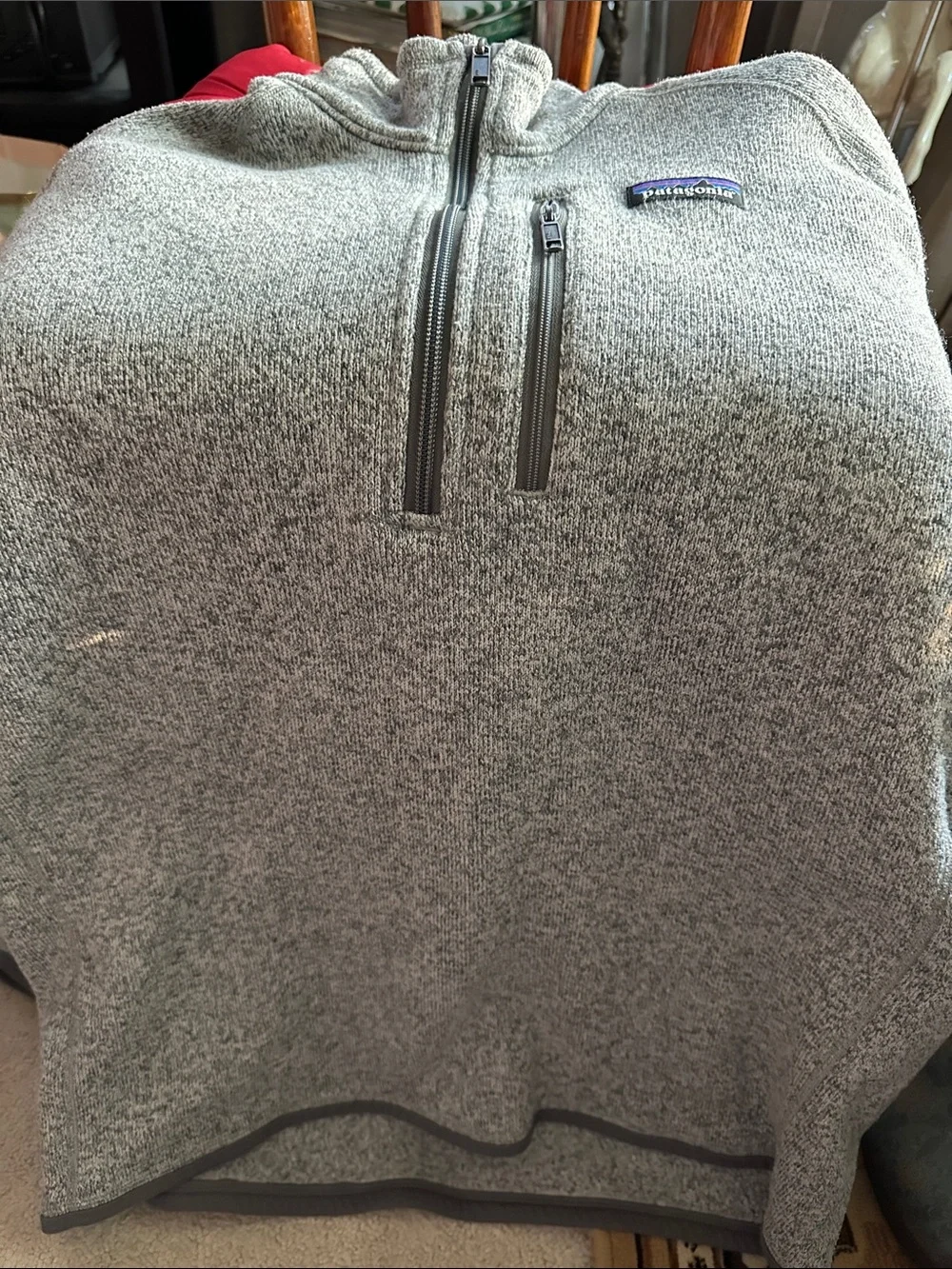 Patagonia patch quarter zipper