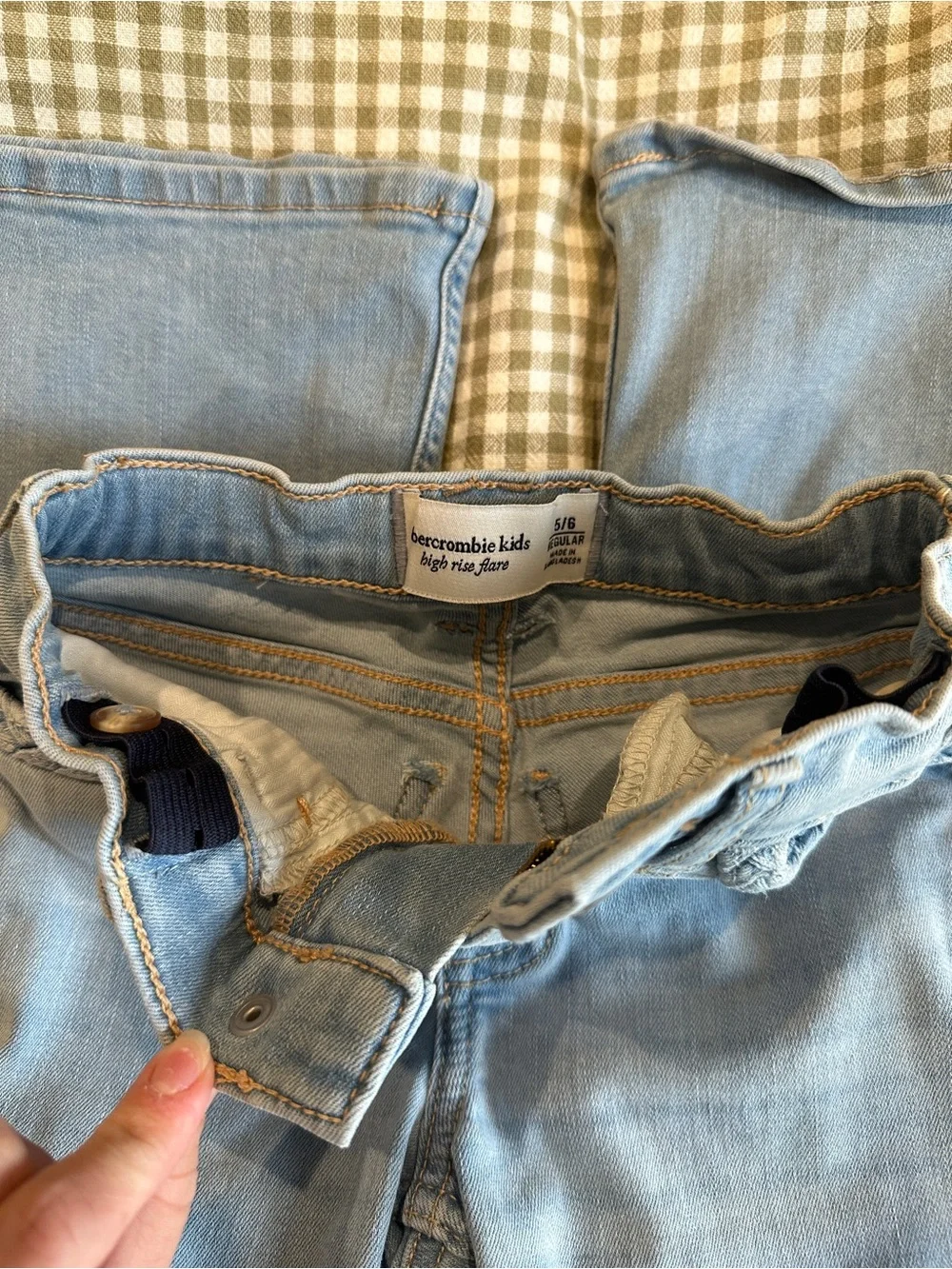 abercrombie kids flare jeans