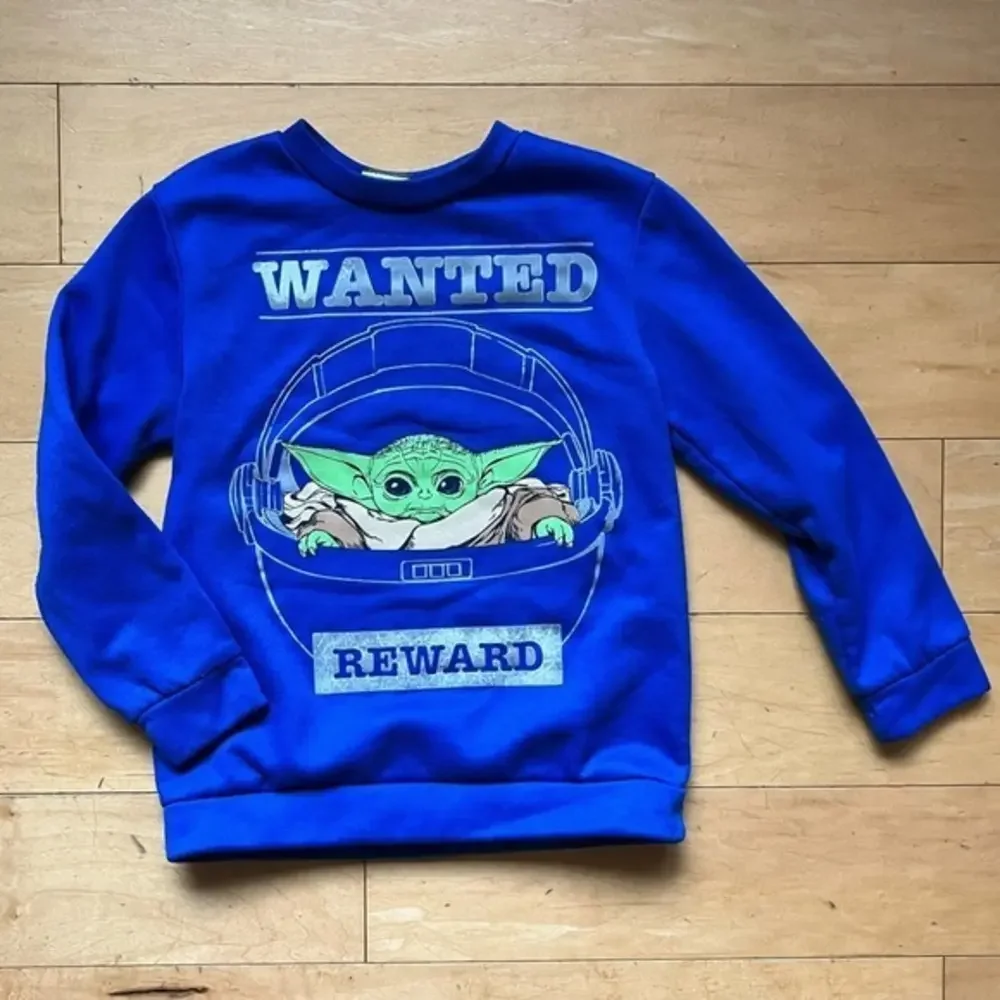 Star Wars Yoda Crewneck Sweatshirt Youth Size‎ 7