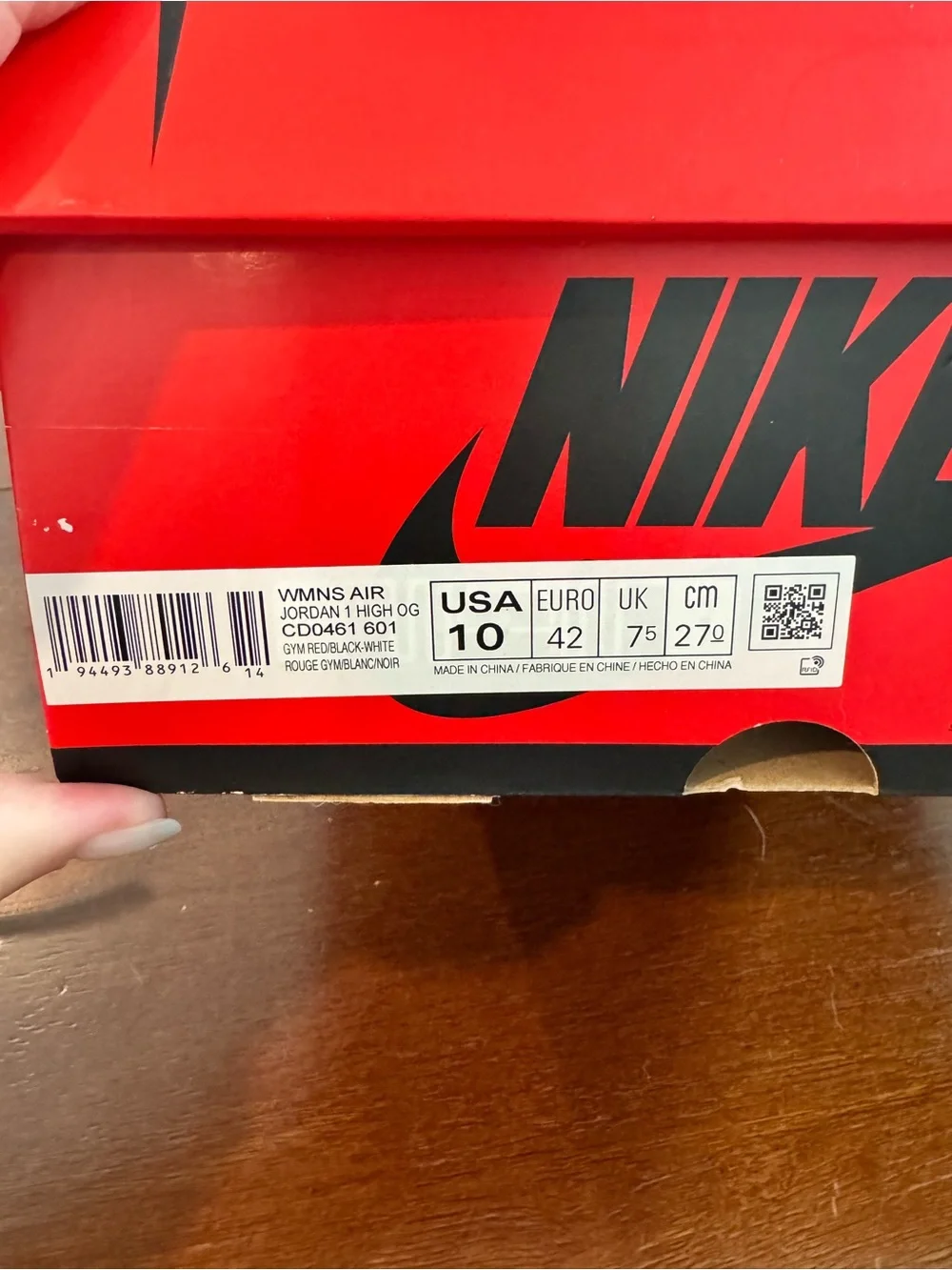 Nike worn once