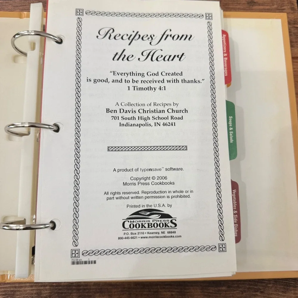 Morris Press Cookbooks recipes from