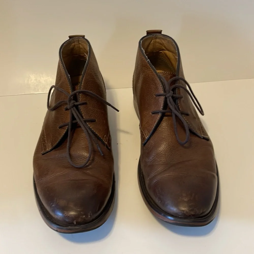 Dockers Men’s Brown Leather Chukka Boots (9.5)