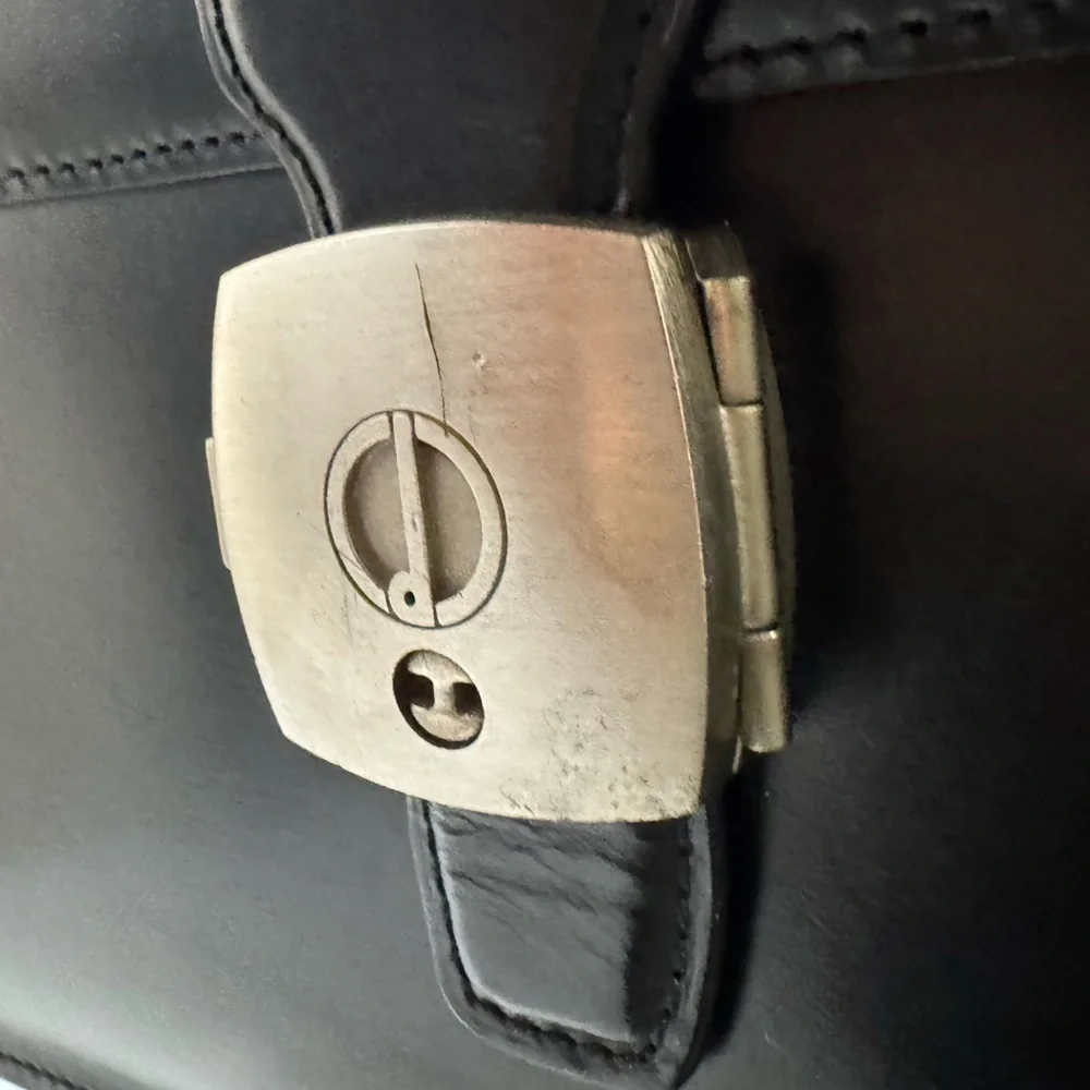 Dunhill Black Leather clutch with wallet