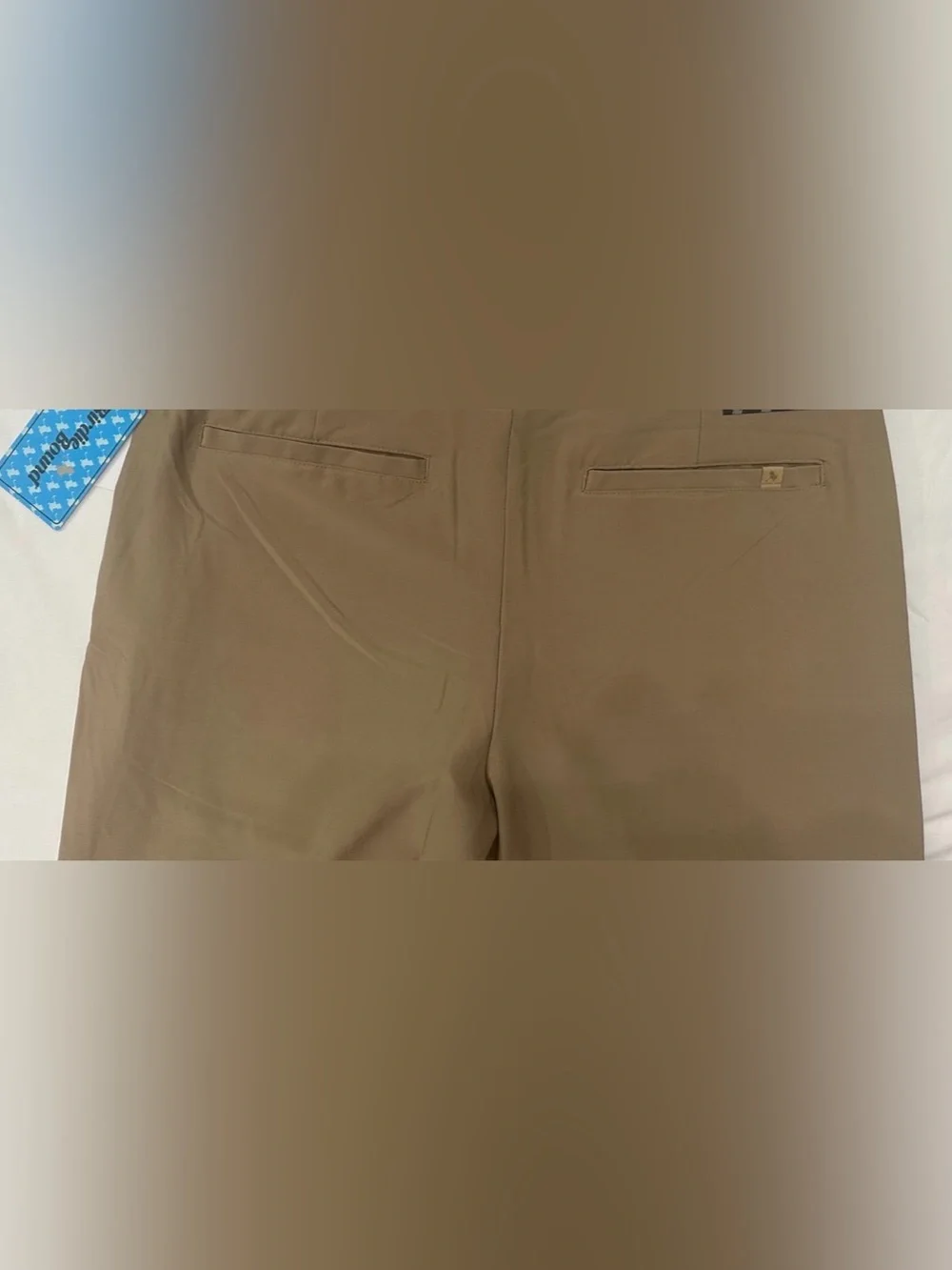 Birdie Bound Men's Regular Fit Light Khaki Golf Pants, Size 30x32 NWT