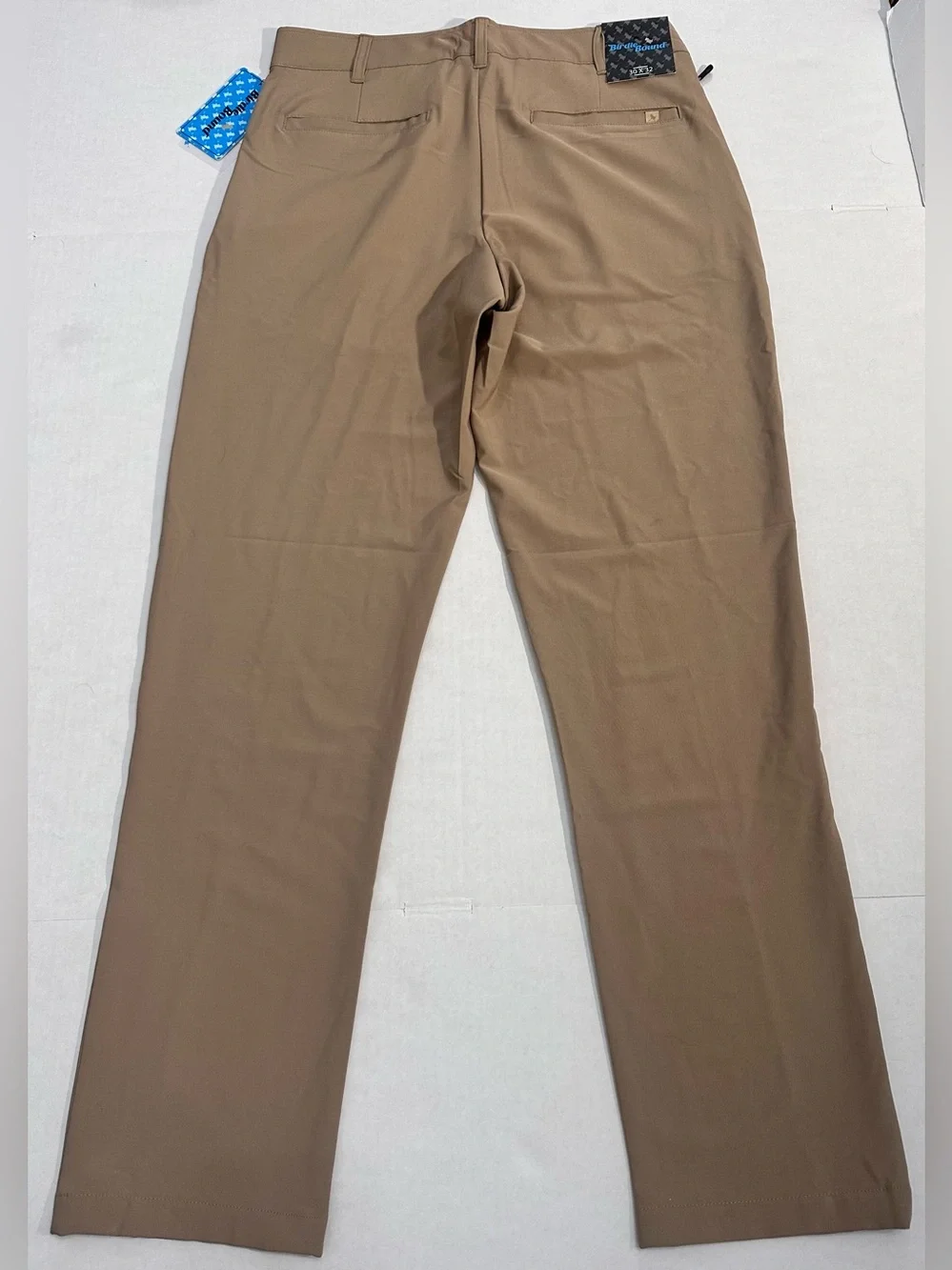 Birdie Bound Men's Regular Fit Light Khaki Golf Pants, Size 30x32 NWT