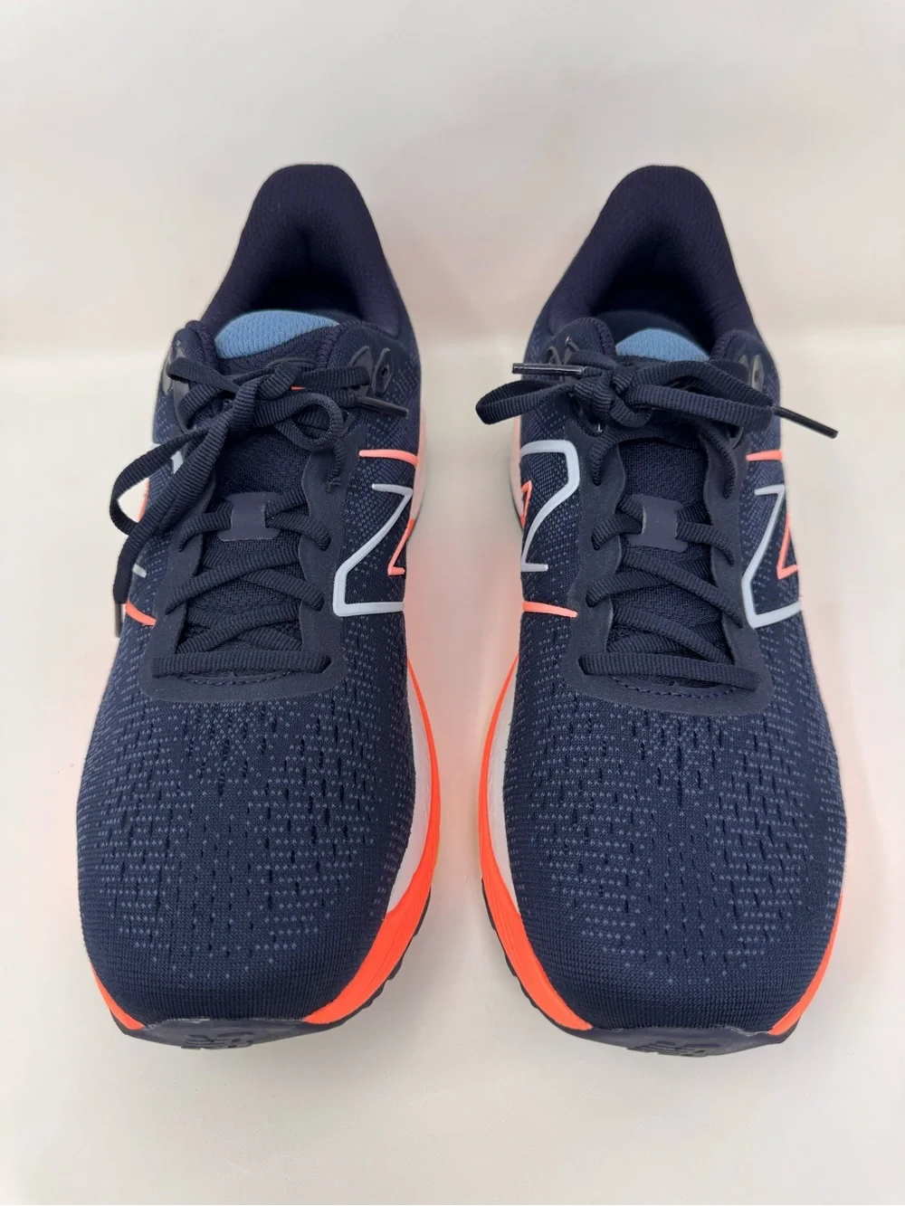 New Balance Navy and Coral 880 Fresh Foam Running Shoes