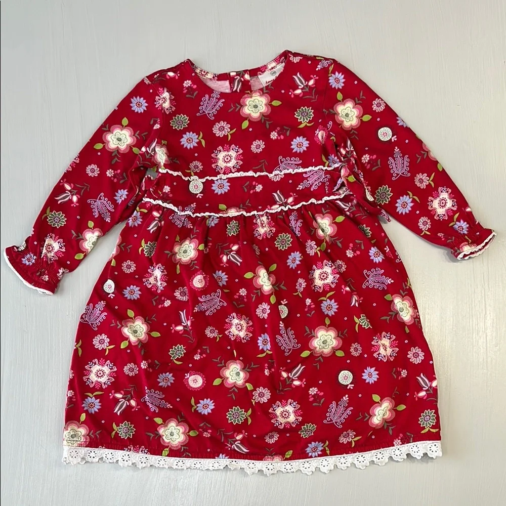 Hanna Andersson Long Sleeve Floral Dress