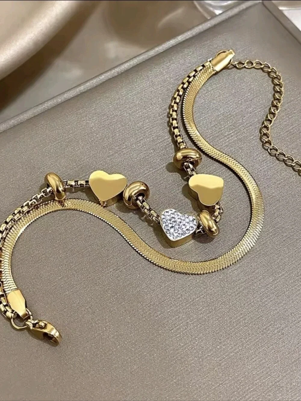 Anthropologie gold tone