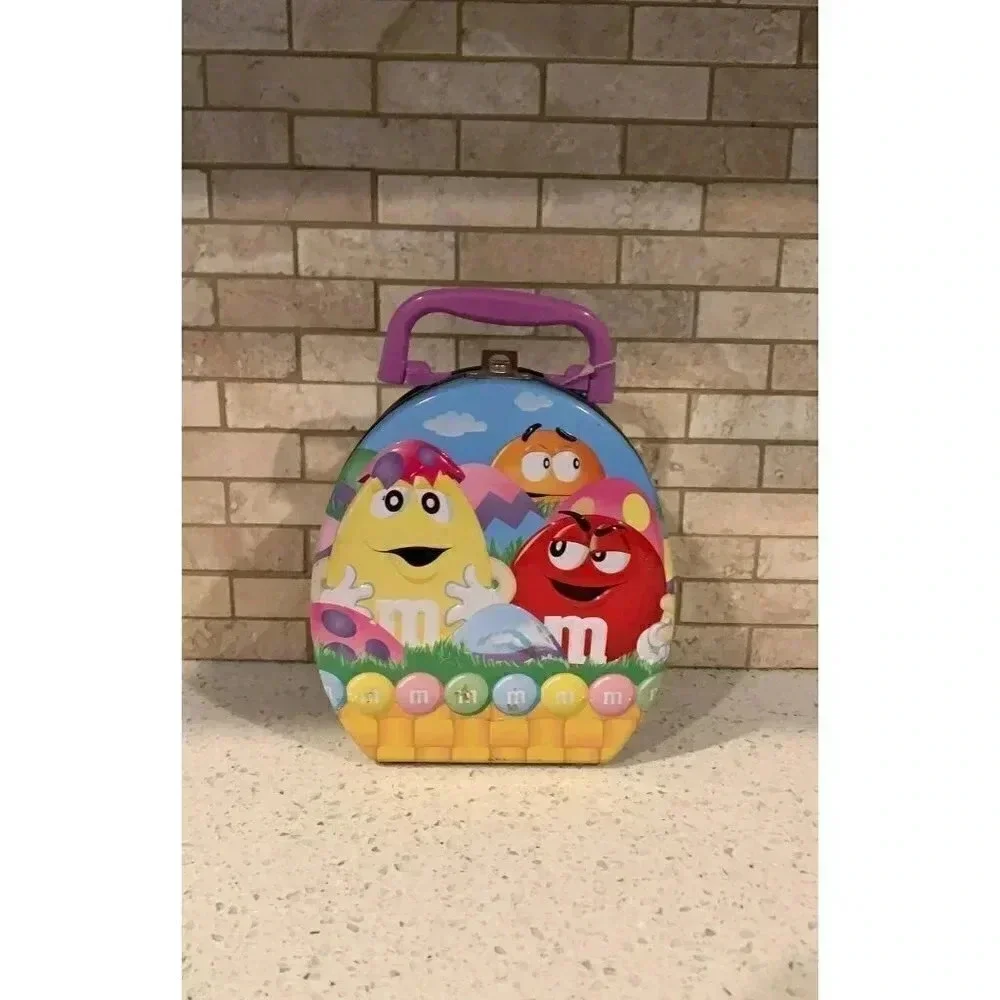 m&m Easter tin lunchbox‎