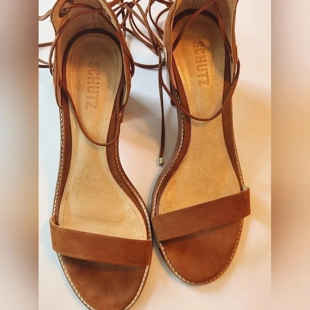 || SCHUTZ || block heeled sandals