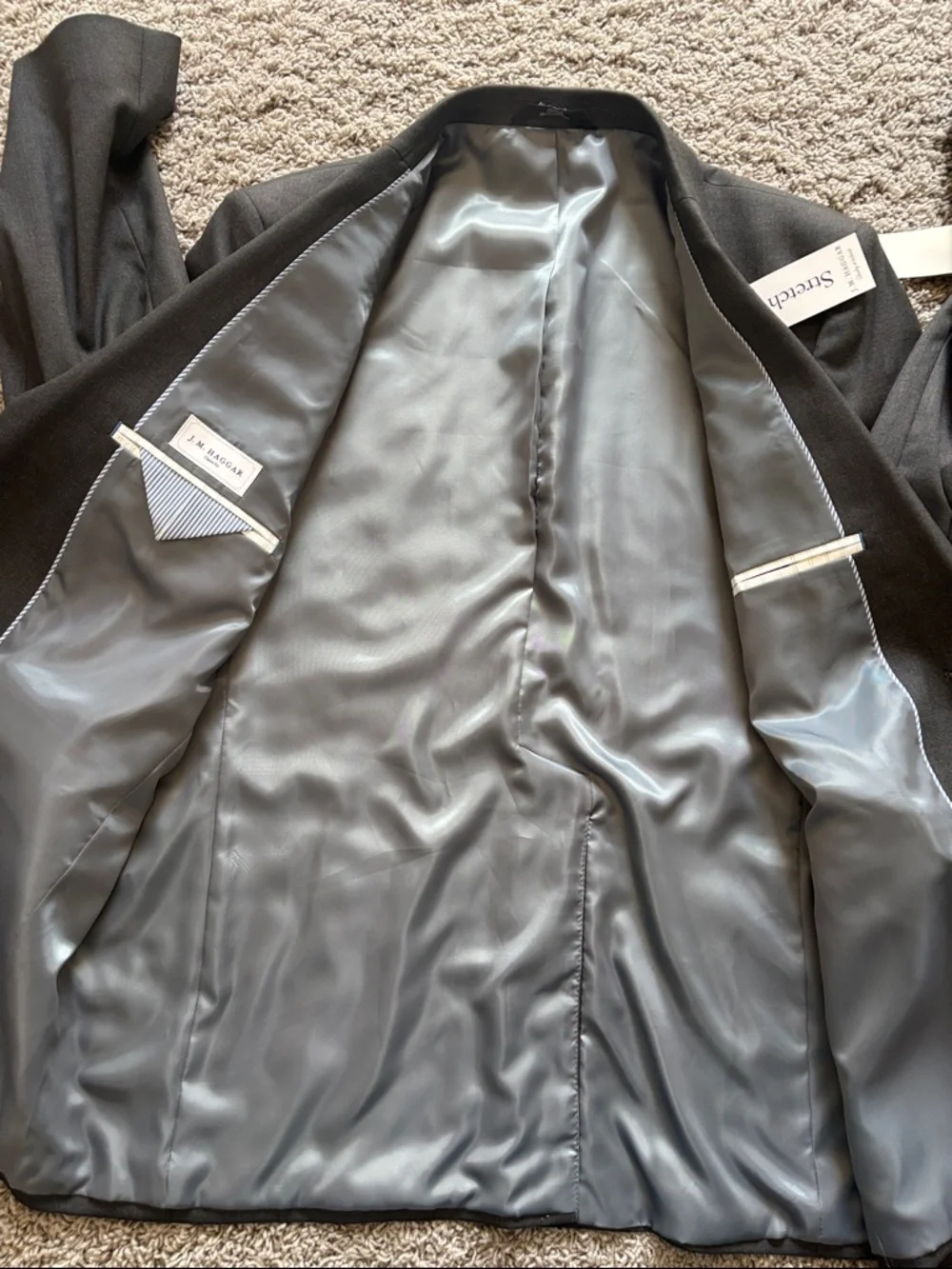Haggar charcoal gray